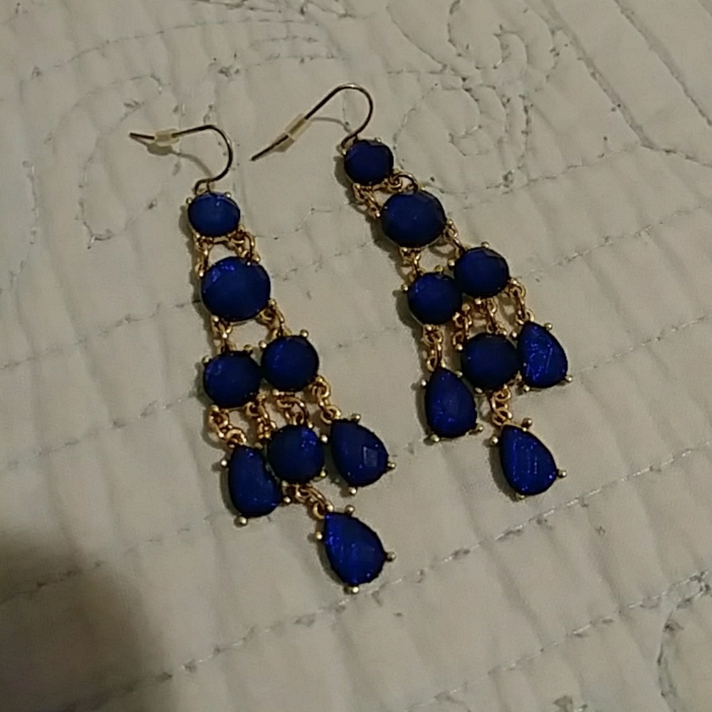 Blue earrings